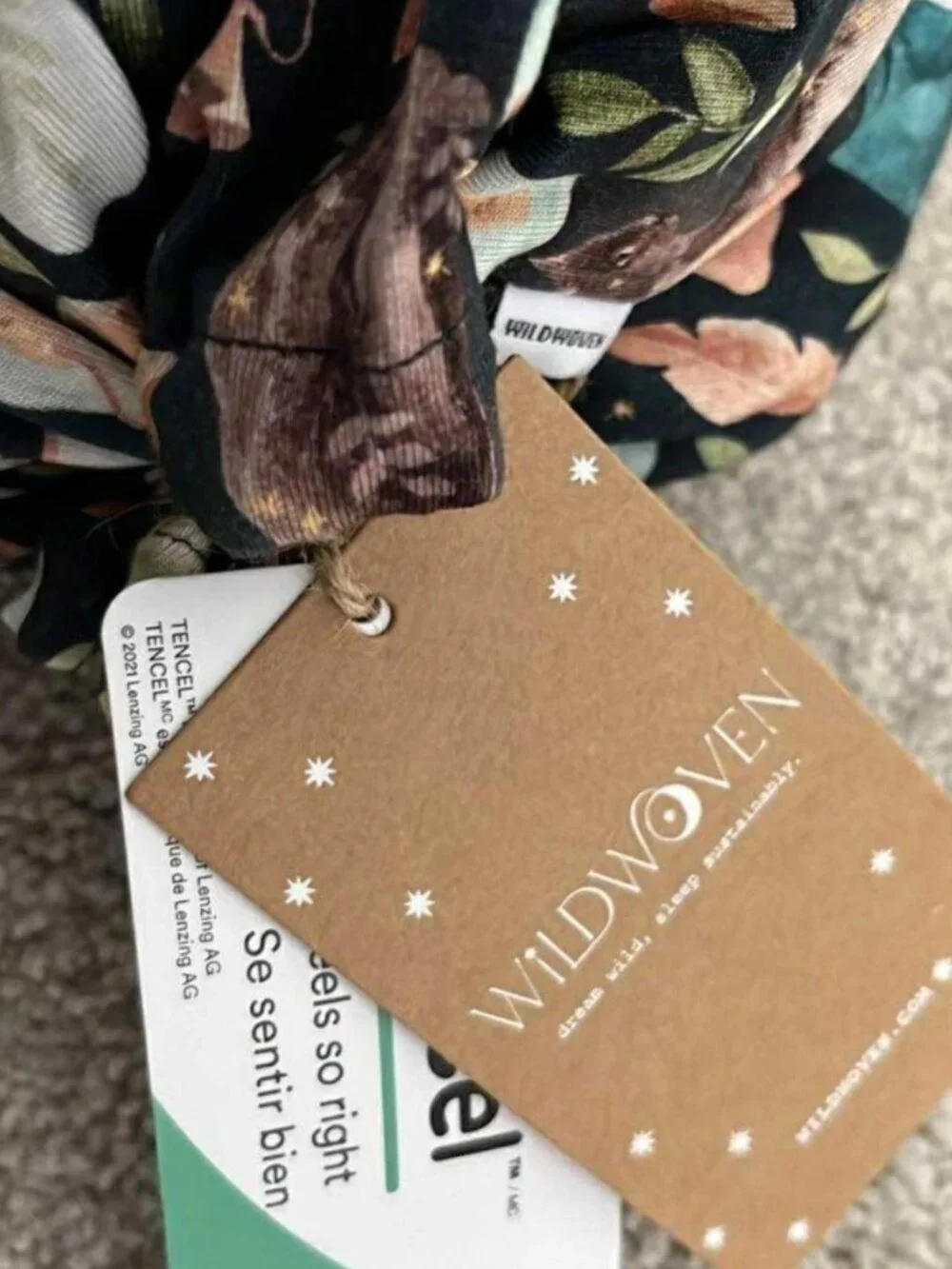 Wildwoven Botanicat Print Fitted Crib Sheet MODAL Fabric NIB!!! RARE!!!